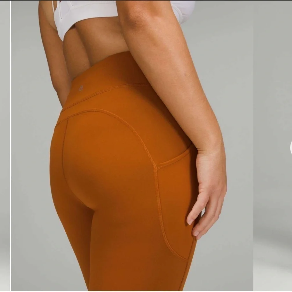 NWOT Lululemon Invigorate High-Rise Tight 25" Women’s Size 6 Butternut  Brown - Picture 3 of 16